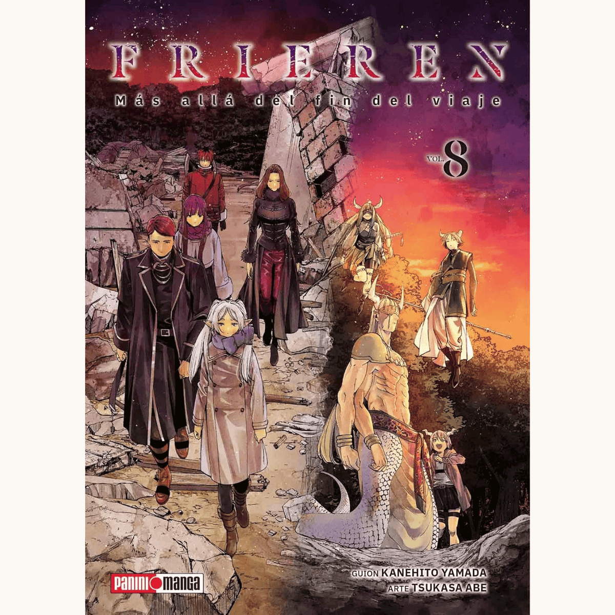 Frieren: Más allá del fin del viaje Vol. 8 — portada — Panini Manga