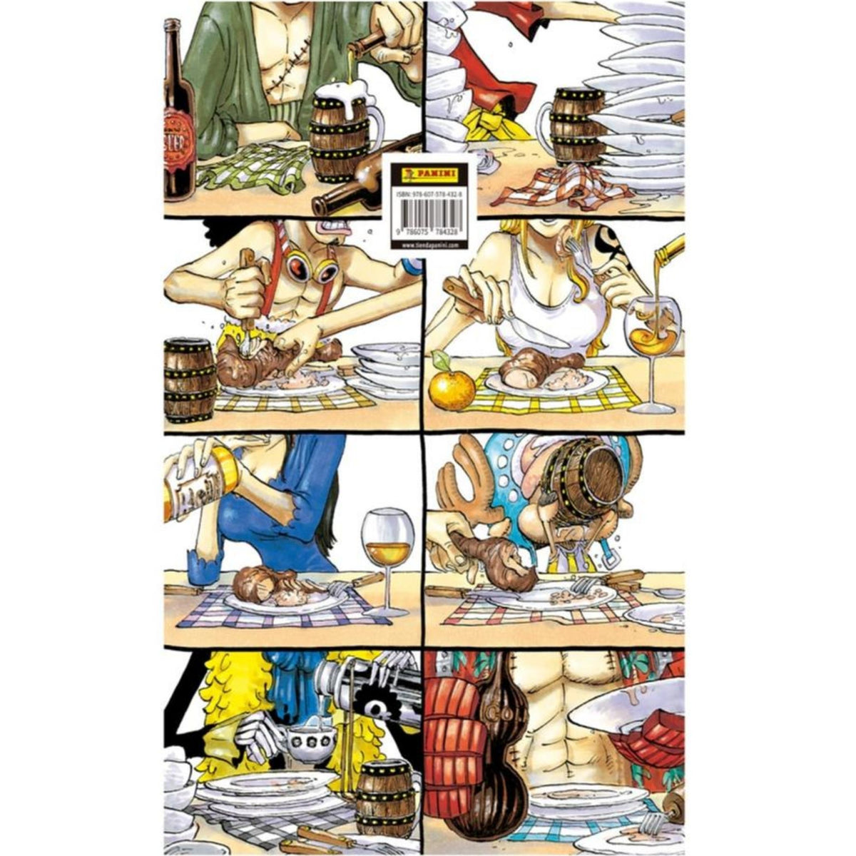 Recetario Para Piratas De One Piece. Manga Panini 96 Páginas