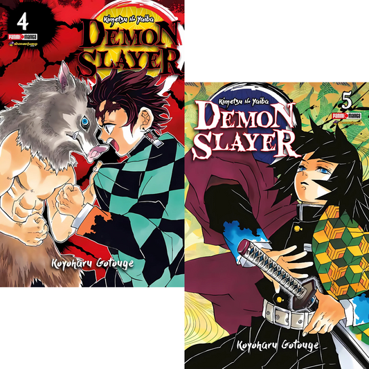 Demon Slayer Manga Pack Tomos 4 y 5