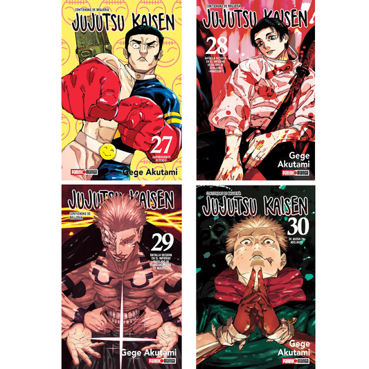 Jujutsu Kaisen Manga Pack Tomos. 27 al 30 – El clímax de la batalla contra Sukuna