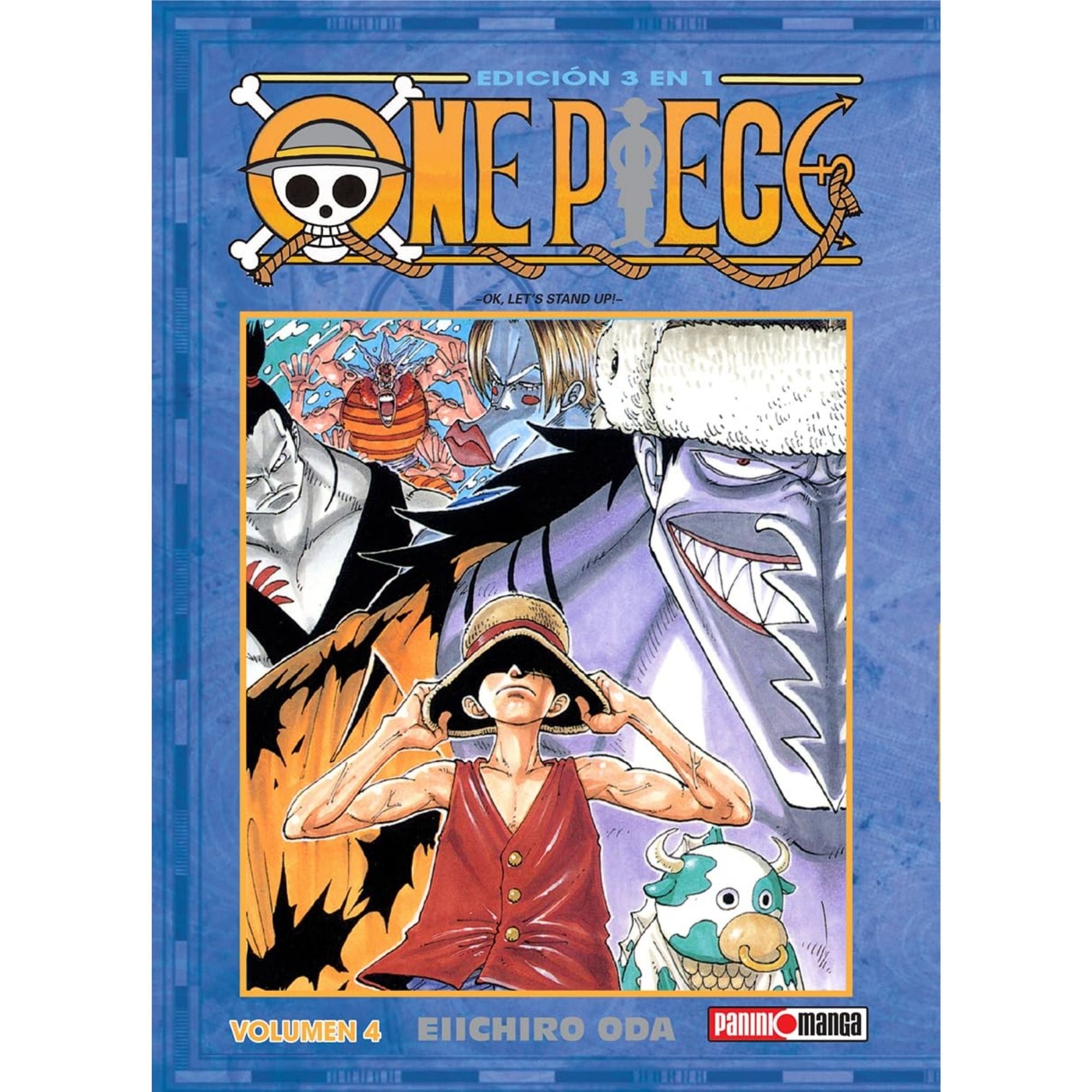 One Piece N.4 (3 en 1) Edición Omnibus de Eiichiro Oda Manga Español