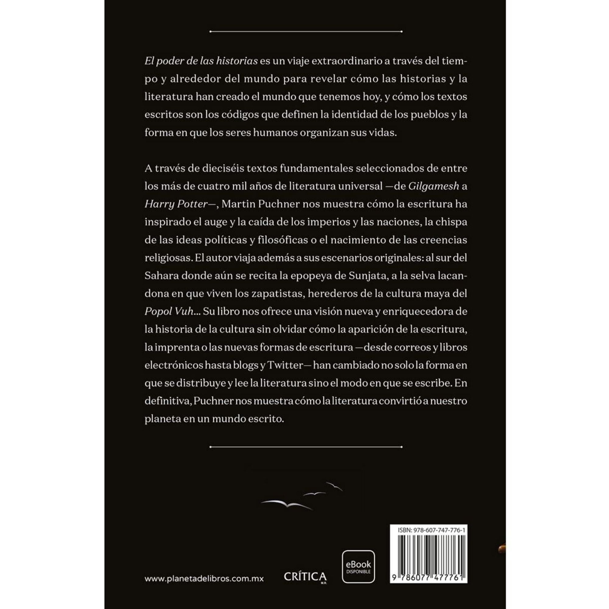 EL PODER DE LAS HISTORIAS — MARTIN PUCHNER
