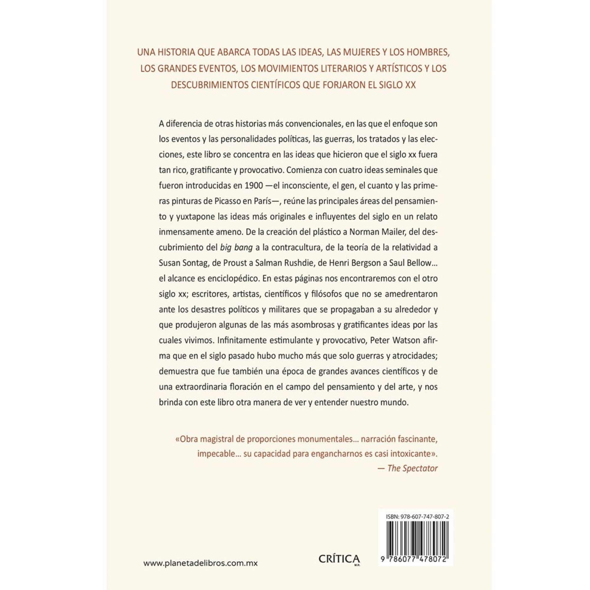 HISTORIA INTELECTUAL DEL SIGLO XXI — PETER WATSON