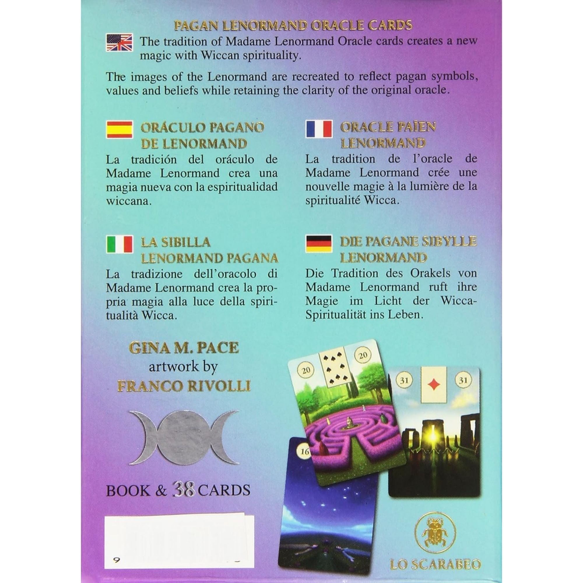 PAGAN LENORMAND ORACLE CARDS — GINA M. PACE