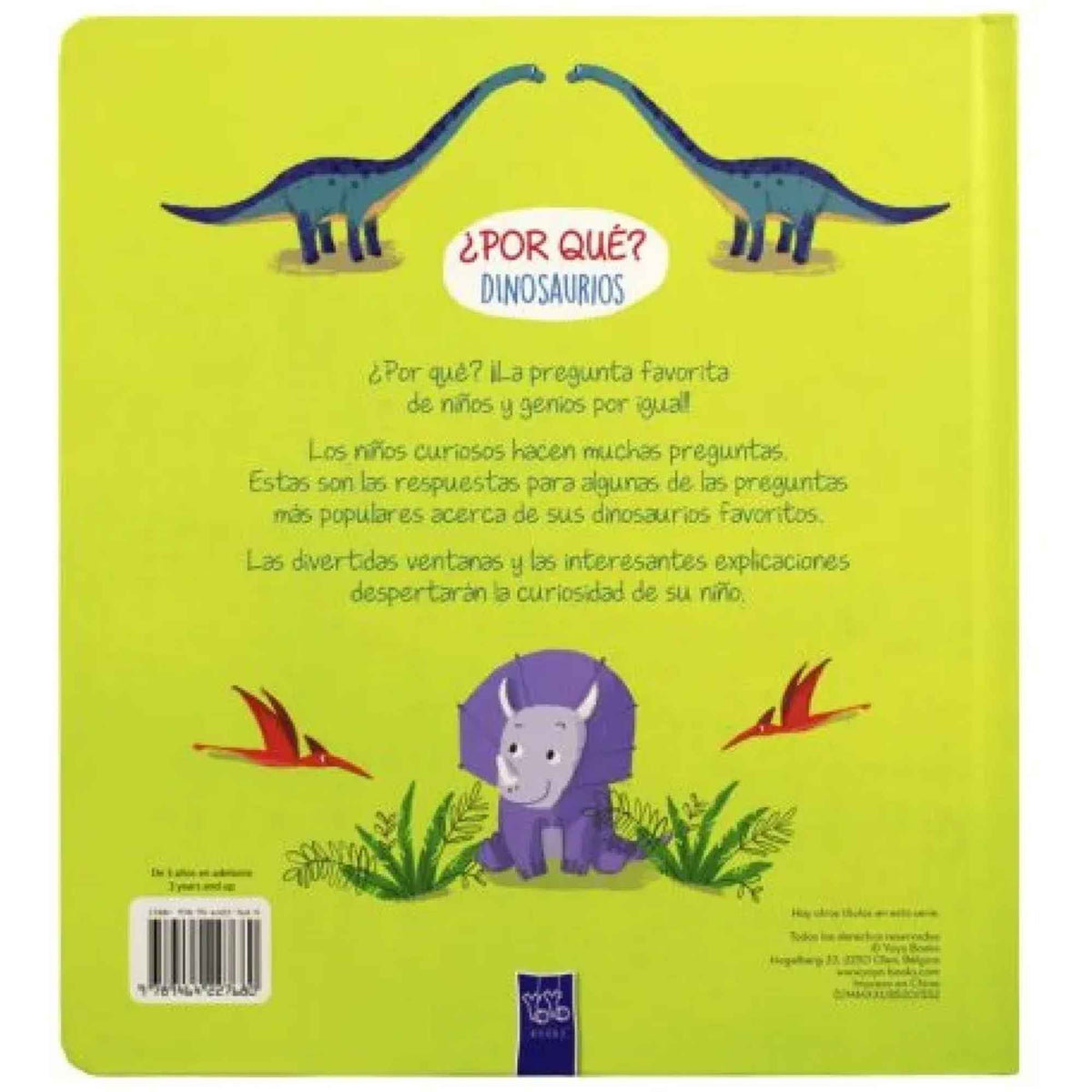¿Por qué?: Dinosaurios. Preguntas y respuesta para niños pequeños