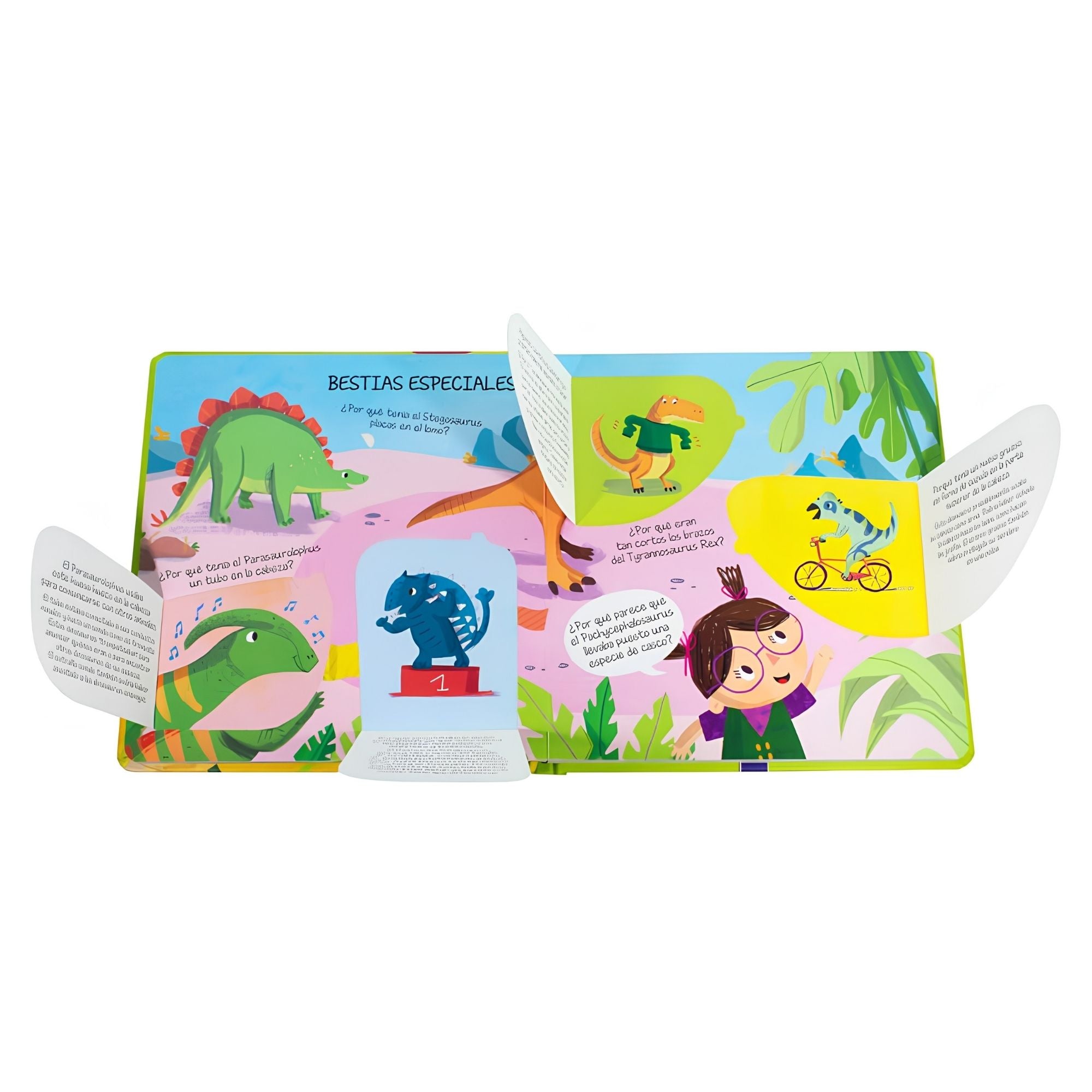 Libro Infantil con Ventanas: ¿Por Qué?: Dinosaurios