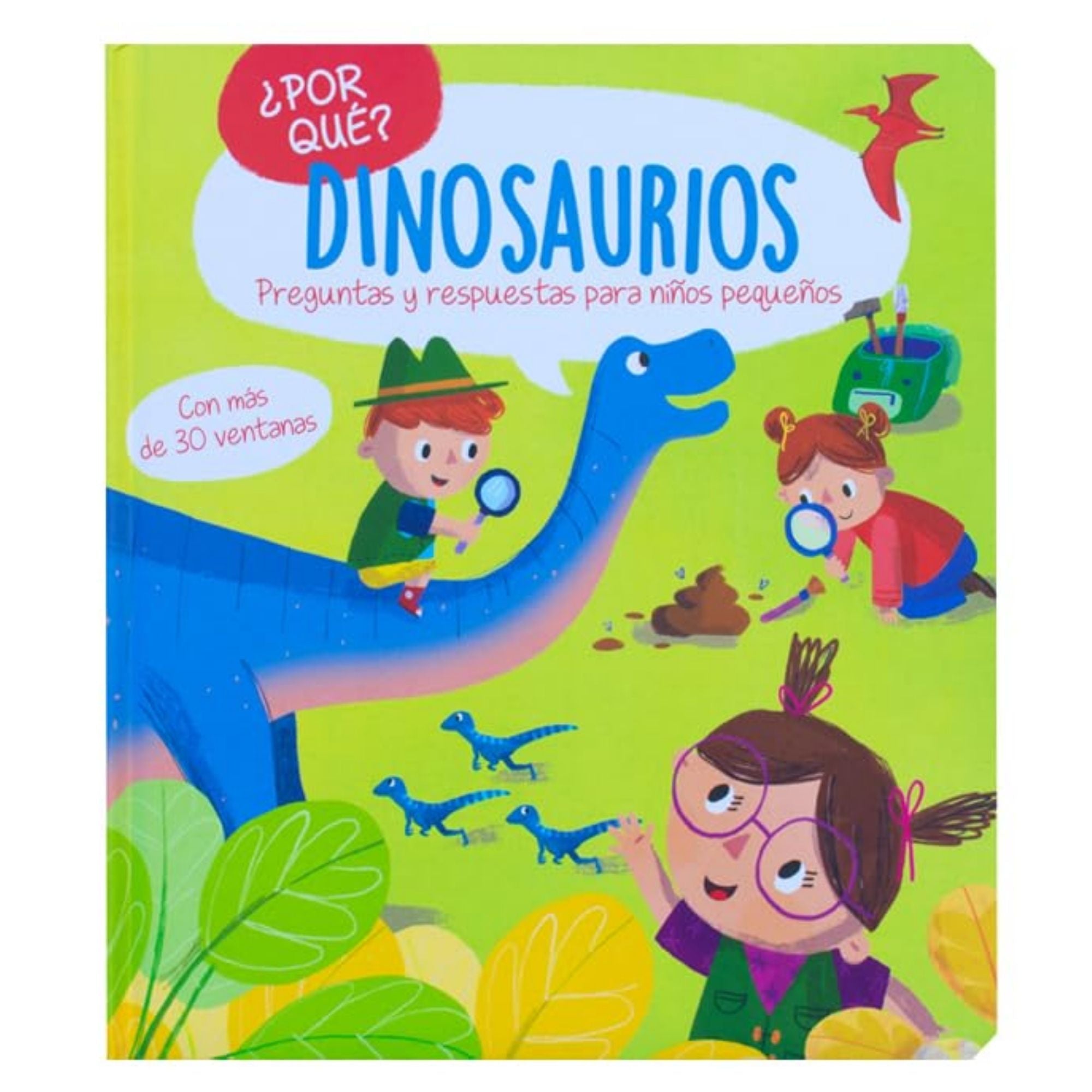 Libro Infantil con Ventanas: ¿Por Qué?: Dinosaurios