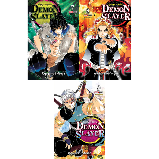 Demon Slayer Manga Pack Tomos 7 al 9