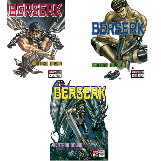 Berserk Manga Pack Tomos 1 al 3