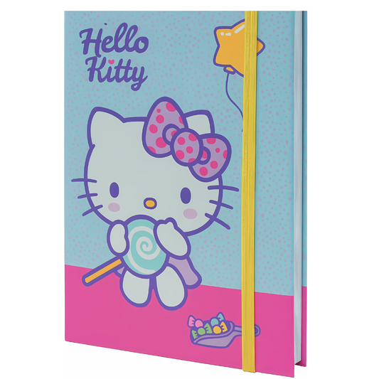 Libreta HELLO KITTY LILA 160 páginas decoradas
