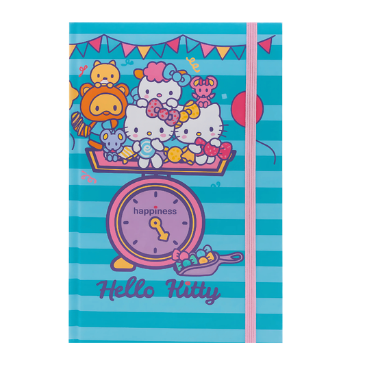 Libreta HELLO KITTY HAPPY. 160 páginas decoradas