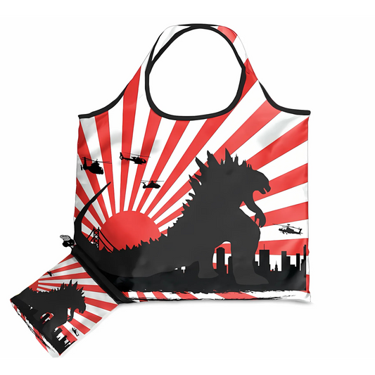 GODZILLA - KAIJU. Bolsa Plegable de Tela