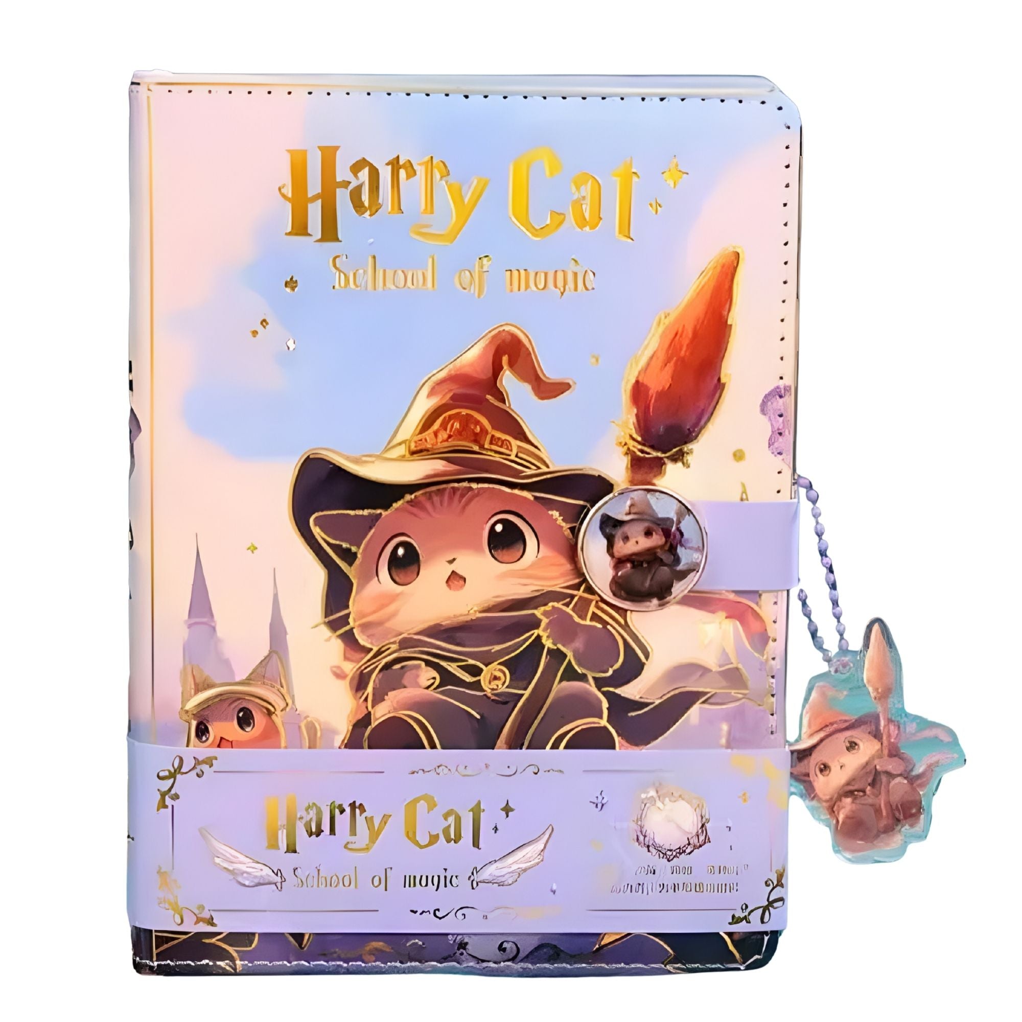 Libreta Harry Cat Pink: Magia y Estética Felina