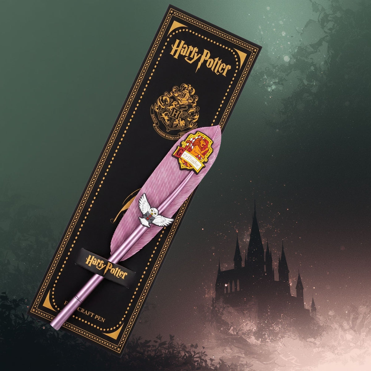 Set de 4 Plumas Estilo Ave Harry Potter — Hogwarts