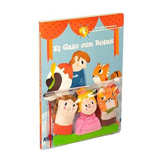 Libro Infantil: Un cuento con Titeres El Gato con Botas