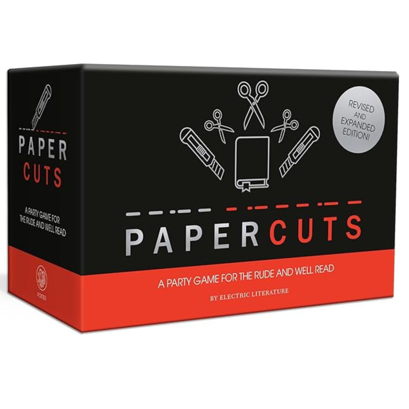 Papercuts A Party Game for the Rude and Well-Read (A Card Game for Book Lovers)