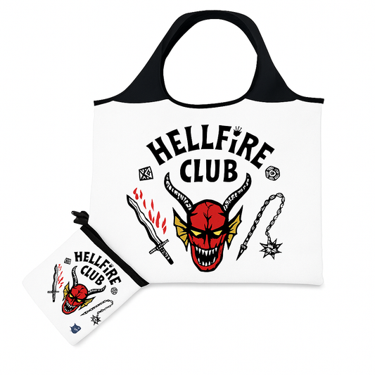 Hellfire Club Stranger Things. Bolsa Plegable de Tela