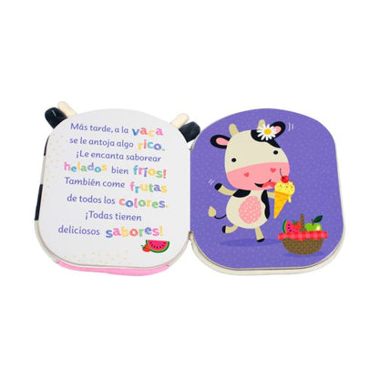 Vaca Feliz Tierno peluche: Cuento para bebés Tierno y abrazable