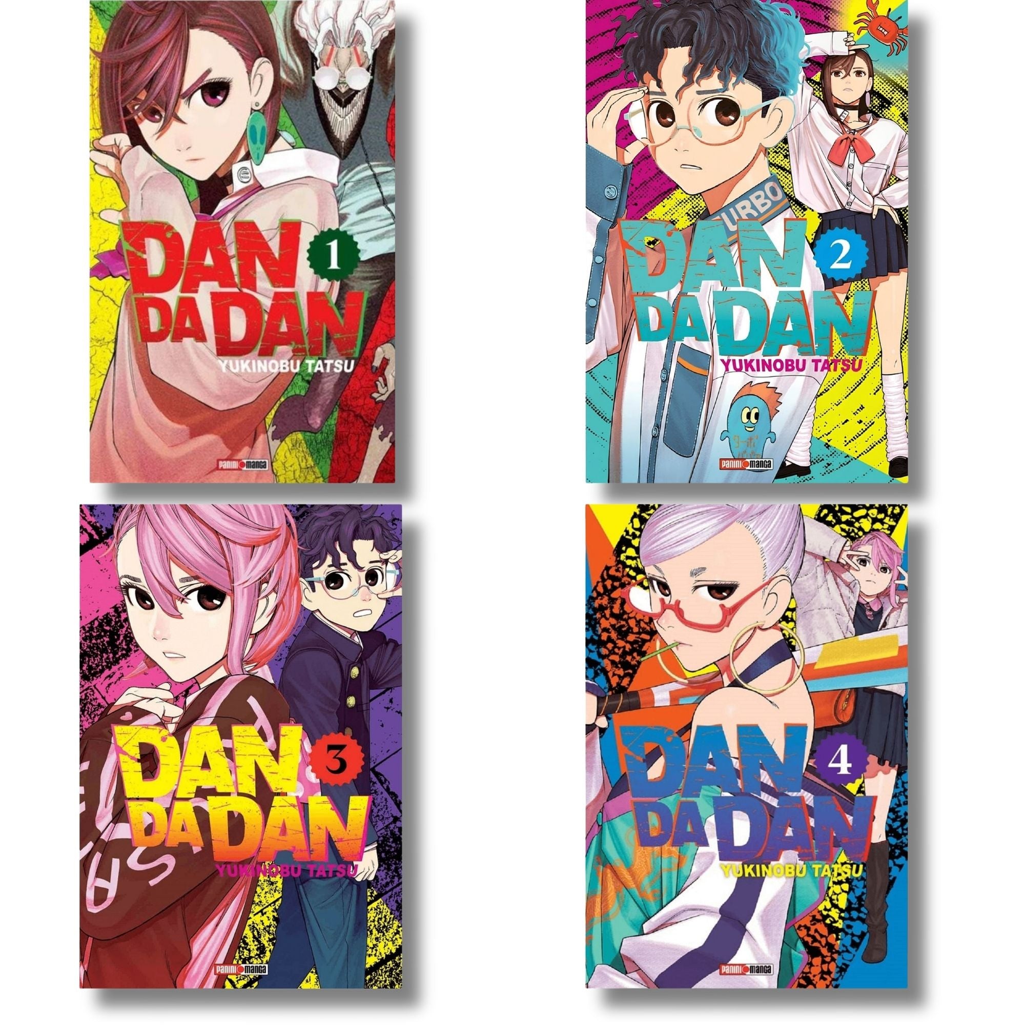 Dandadan | Set Coleccionable Volúmenes 1-4 de Yukinobu Tatsu Edición Completa Fans de Manga